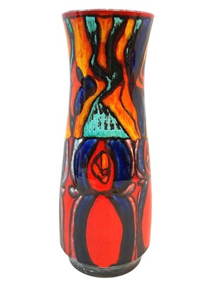 Lot 355 - POOLE POTTERY; a large brightly coloured...