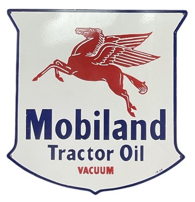 Lot 318 - A decorative enamelled advertising sign,...