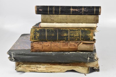 Lot 317 - Six Victorian scrap albums, mostly cut...
