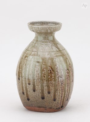 Lot 587 - RICHARD BATTERHAM (1936-2021); a salt glazed...