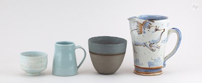 Lot 751 - A group of stoneware and porcelain ceramics by...