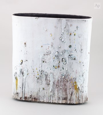 Lot 633 - SAM HALL (born 1967); 'Large White with Runs',...