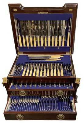 Lot 1083 - VINERS LTD; an early 20th century mahogany...