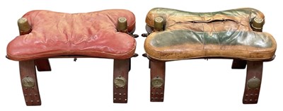 Lot 63 - Two early 20th century Eastern brass inlaid...