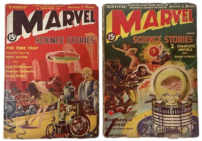 Lot 406 - Marvel Science Stories, volumes 1 and 2, 1938.