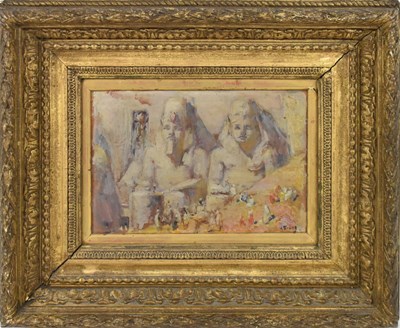 Lot 135 - HENRY SIMPSON; oil on board, 'Rameses the...