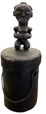Lot 1041 - An African carved wooden tribal Fang reliquary...