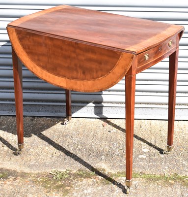 Lot 17 - An early 19th century mahogany and satinwood...