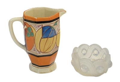 Lot 586 - LALIQUE; an early 20th century French frosted...