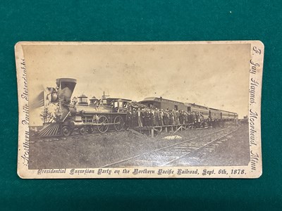 Lot 190 - A rare 19th century stereograph, Presidential...