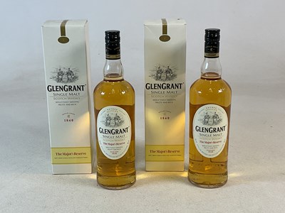Lot 284 - WHISKY; two bottles of Glen Grant single malt...