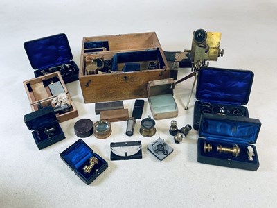 Lot 221 - POWELL & LEALAND; an unboxed all brass...