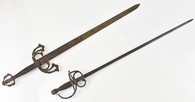 Lot 1351 - A reproduction Italian style rapier, length...
