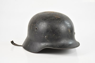 Lot 1295 - A German WWII period Stahlhelm.