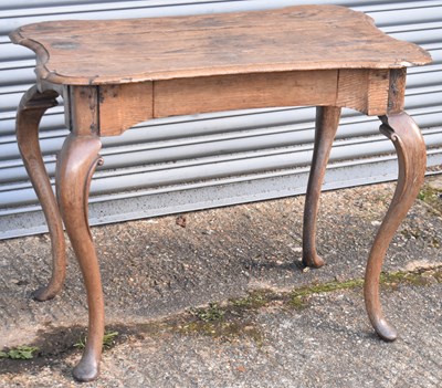 Lot 12 - A 19th century Continental oak single drawer...