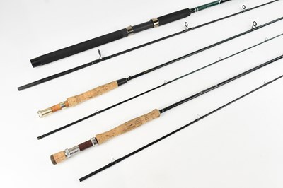 Lot 1424 - Three fishing rods, comprising an Orvis...