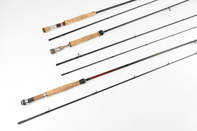 Lot 1425 - Three fishing rods, comprising a Greys G Tec...