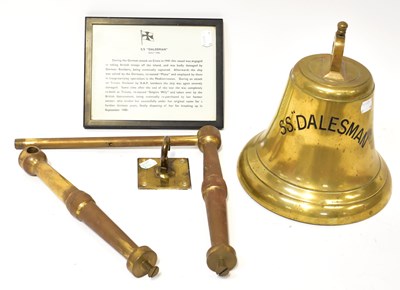 Lot 510 - HARRISON LINE; a bronze ship's bell from the...