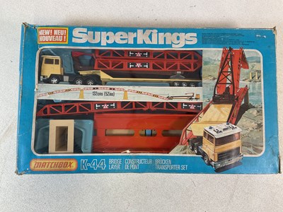 Lot 56 - MATCHBOX SUPERKINGS; a K-44 Bridge layer set...