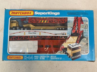 Lot 57 - MATCHBOX SUPERKINGS; a K-44 Bridge layer set...