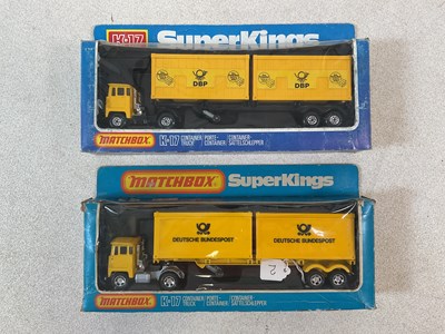 Lot 9 - MATCHBOX SUPERKINGS; two K-17 Scammell...