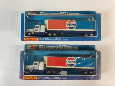Lot 71 - MATCHBOX SUPERKINGS; two K-31 Pepsi...