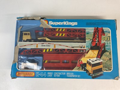 Lot 98 - MATCHBOX SUPERKINGS; a K-44 Bridge layer set,...