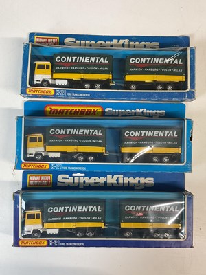 Lot 53 - MATCHBOX SUPERKINGS; three K-21 Ford...