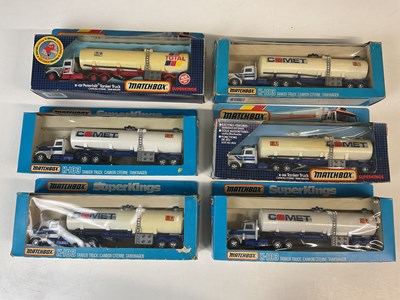Lot 14 - MATCHBOX SUPERKINGS; six K-103 Peterbilt...