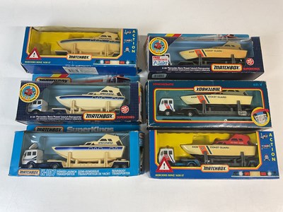 Lot 50 - MATCHBOX SUPERKINGS; six K-129 Mercedes Benz...