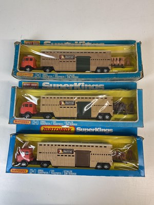 Lot 77 - MATCHBOX SUPERKINGS; three K-8 Mercedes Benz...