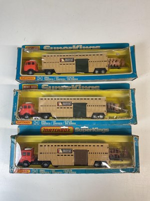 Lot 78 - MATCHBOX SUPERKINGS; three K-8 Mercedes Benz...