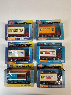 Lot 93 - MATCHBOX SUPERKINGS; six K-24 Scammell...