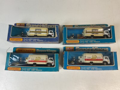 Lot 88 - MATCHBOX SUPERKINGS; four K-19 security trucks,...