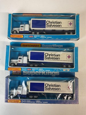 Lot 85 - MATCHBOX SUPERKINGS; three K-31 Peterbilt...
