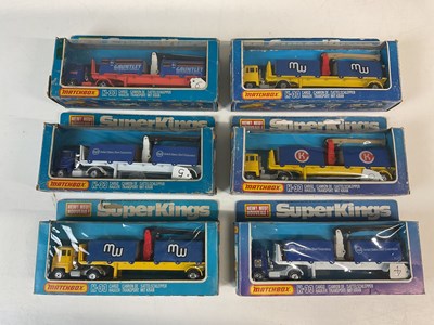 Lot 2 - MATCHBOX SUPERKINGS; six K-33 Scammell cargo...
