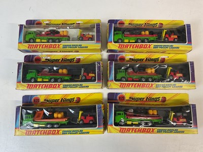 Lot 24 - MATCHBOX SUPERKINGS; six K-20 DAF cargo...