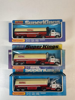 Lot 81 - MATCHBOX SUPERKINGS; three K-16 Ford Total...