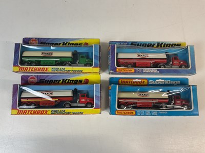Lot 43 - MATCHBOX SUPERKINGS; four K-16 Ford Texaco...