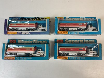Lot 44 - MATCHBOX SUPERKINGS; four K-16 Ford Exxon...