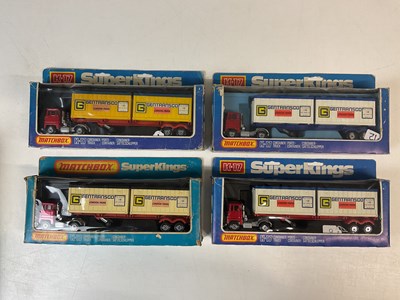 Lot 41 - MATCHBOX SUPERKINGS; four K-17 Scammell...