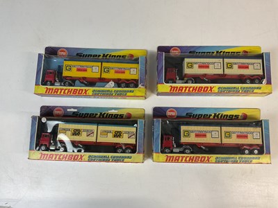 Lot 42 - MATCHBOX SUPERKINGS; four K-17 Scammell...