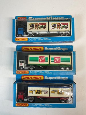 Lot 82 - MATCHBOX SUPERKINGS; three K-17 Scammell...