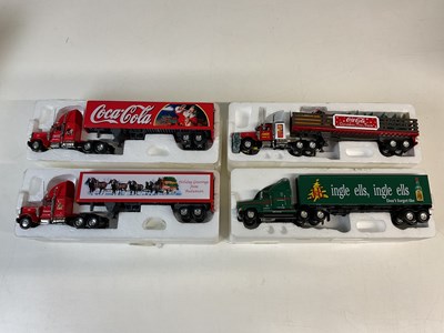 Lot 5 - MATCHBOX COLLECTIBLES; four Peterbilt trucks...