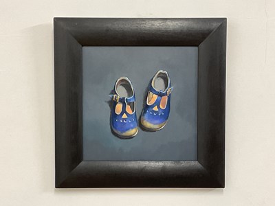 Lot 534 - JAMES GUY ECCLESTON; oil on board, 'Blue Shoes'...