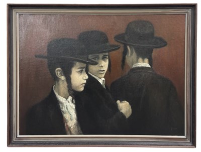 Lot 107 - WILLIAM WEINTRAUB (1926-1991); oil on canvas, '...