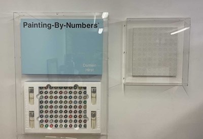 Lot 484 - DAMIEN HIRST (born 1965); stretched canvas,...