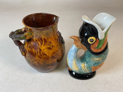 Lot 370 - LONGPARK OF TORQUAY; a mottled glazed and...