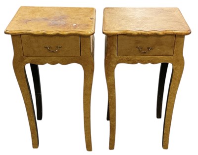 Lot 50 - A pair of modern French style gold painted...