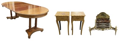 Lot 88 - A pair of modern French style gold painted...